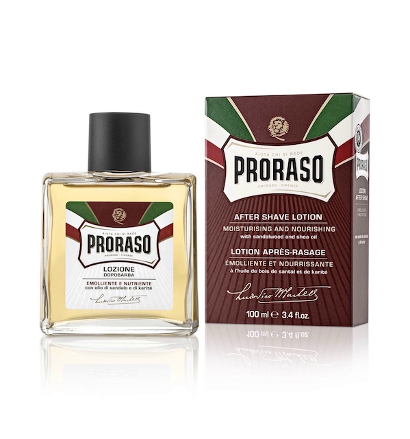 Лосьон после бритья Proraso Aftershave lotion с маслом Сандала и Маслом Ши, 100 мл