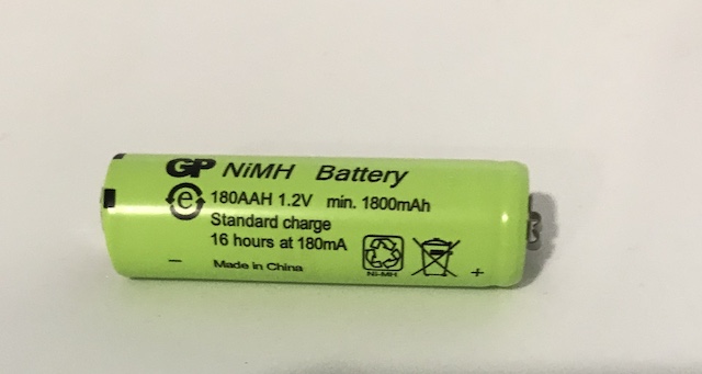 Аккумулятор Moser 1,2B 1800 mAh NiMH 1590-7291