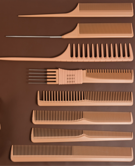 Коллекция расчесок ( 8 ШТ) LUX STAVVER PROFESSIONAL